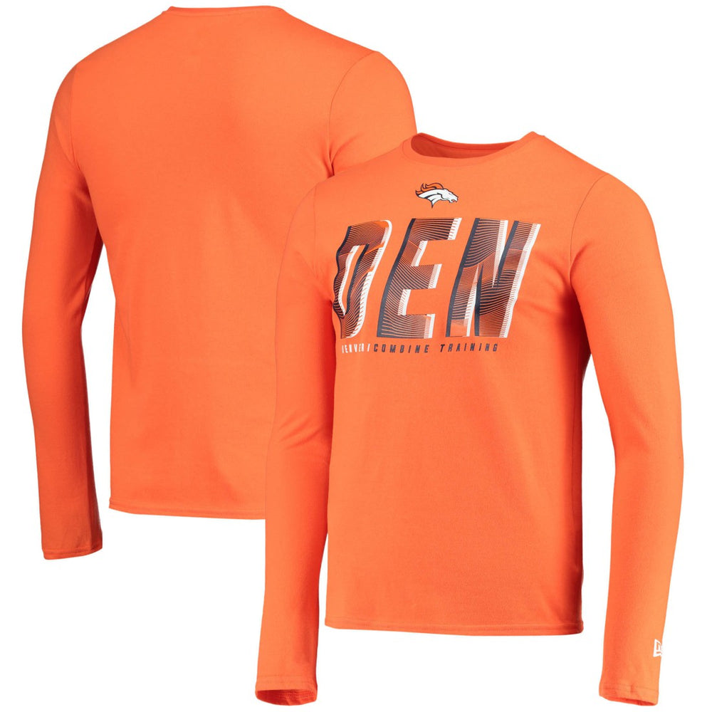Combine Authentic Static Abbreviation Long Sleeve T-Shirt - Denver Broncos T-shirts