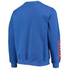 Royal Chicago Cubs Pro Standard Stacked Logo Pullover Sweatshirt