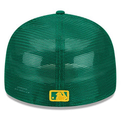 Green Athletics New Era 2023 Batting Practice 59FIFTY Fitted Hat