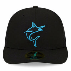 Black Miami Marlins New Era 2023 Batting Practice 59FIFTY Fitted Hat