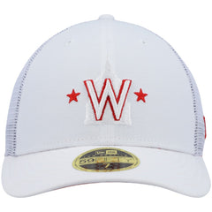 White Washington Nationals New Era 2022 Batting Practice Low Profile 59FIFTY Fitted Hat