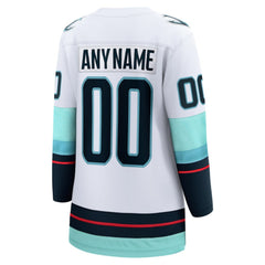 NHL Seattle Kraken Fanatics Women's Away Breakaway Custom Jersey