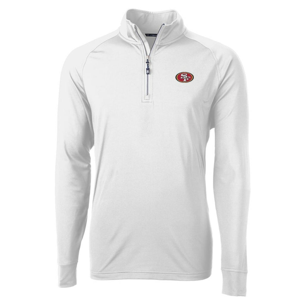 Cutter & Buck Adapt Eco Knit Quarter-Zip Pullover Jacket - San Francisco 49ers Pullover