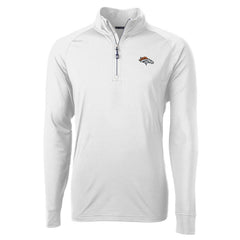 Cutter & Buck Adapt Eco Knit Quarter-Zip Pullover Jacket - Denver Broncos Pullover