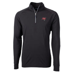 Cutter & Buck Adapt Eco Knit Quarter-Zip Pullover Jacket - Tampa Bay Buccaneers Pullover