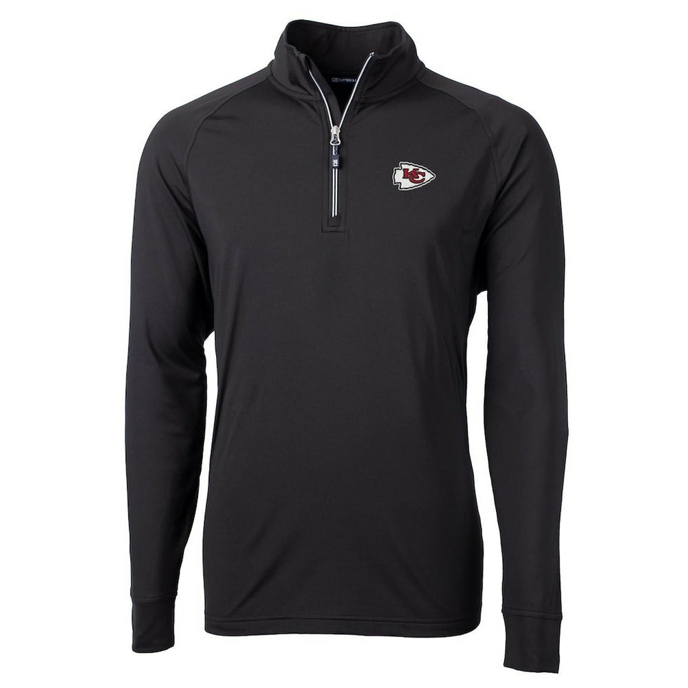 Cutter & Buck Adapt Eco Knit Quarter-Zip Pullover Jacket - Kansas City Chiefs Pullover