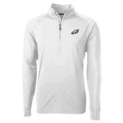 Cutter & Buck Adapt Eco Knit Quarter-Zip Pullover Jacket - Philadelphia Eagles Pullover