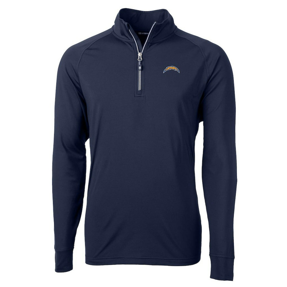 Cutter & Buck Adapt Eco Knit Quarter-Zip Pullover Jacket - Los Angeles Chargers Pullover
