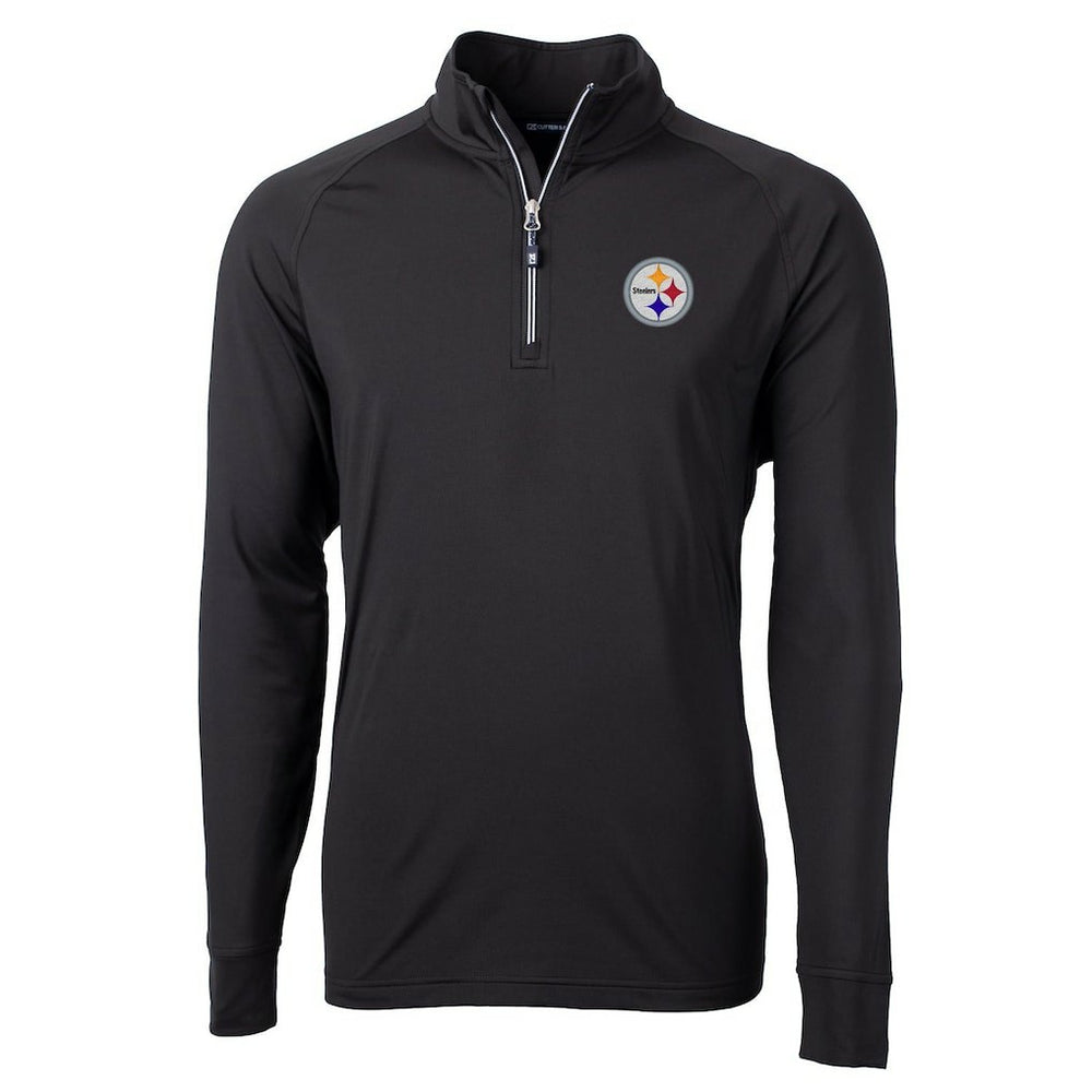 Cutter & Buck Adapt Eco Knit Quarter-Zip Pullover Jacket - Pittsburgh Steelers Pullover