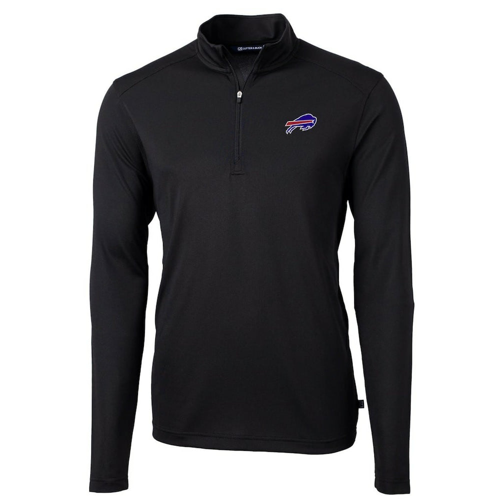 Cutter & Buck Virtue Eco Pique Recycled Quarter-Zip Pullover Jacket - Buffalo Bills Pullover