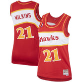 Mitchell & Ness Dominique Wilkins Atlanta Hawks Women's Hardwood Classics Swingman Jersey