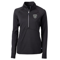 Cutter & Buck Women's Adapt Eco Knit Half-Zip Pullover Jacket - Las Vegas Raiders Pullover