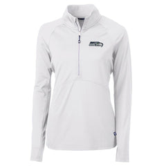 Cutter & Buck Women's Adapt Eco Knit Half-Zip Pullover Jacket - Seattle Seahawks Pullover