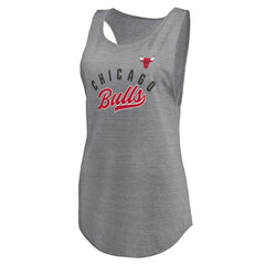 Fanatics Chicago Bulls Women's Quality Time Open Scoop Neck Tri-Blend Tank Top sale