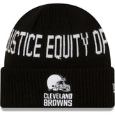 Team Social Justice Cuffed Knit Hat - Cleveland Browns Hats