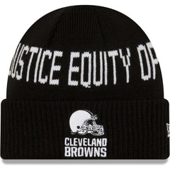 Team Social Justice Cuffed Knit Hat - Cleveland Browns Hats