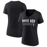 Black Chicago White Sox Fanatics Women's One & Only V-Neck T-Shirt