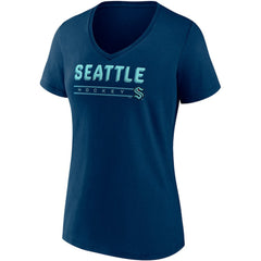 NHL Seattle Kraken Fanatics Women's Parent 2-Pack V-Neck T-Shirt Set