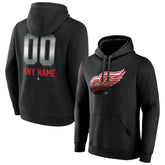 NHL Detroit Red Wings Personalized Midnight Mascot Logo Pullover Hoodie
