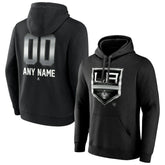 NHL Los Angeles Kings Personalized Midnight Mascot Logo Pullover Hoodie