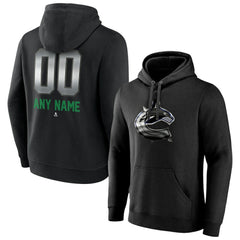 NHL Vancouver Canucks Personalized Midnight Mascot Logo Pullover Hoodie