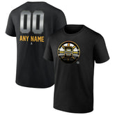 NHL Boston Bruins Personalized Midnight Mascot Logo T-Shirt