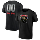 NHL Florida Panthers Personalized Midnight Mascot Logo T-Shirt