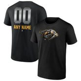 NHL Nashville Predators Personalized Midnight Mascot Logo T-Shirt