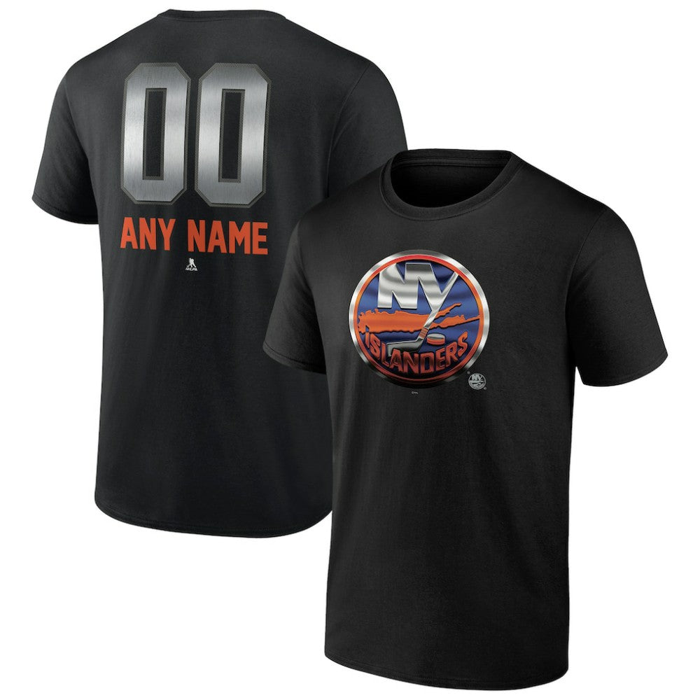NHL New York Islanders Personalized Midnight Mascot Logo T-Shirt