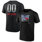NHL New York Rangers Personalized Midnight Mascot Logo T-Shirt