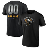 NHL Pittsburgh Penguins Personalized Midnight Mascot Logo T-Shirt