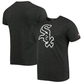 Heather Black Chicago White Sox Homage Hand-Drawn Logo Tri-Blend T-Shirt