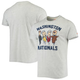 Heathered Gray Washington Nationals Homage Hyper Local Tri-Blend T-Shirt