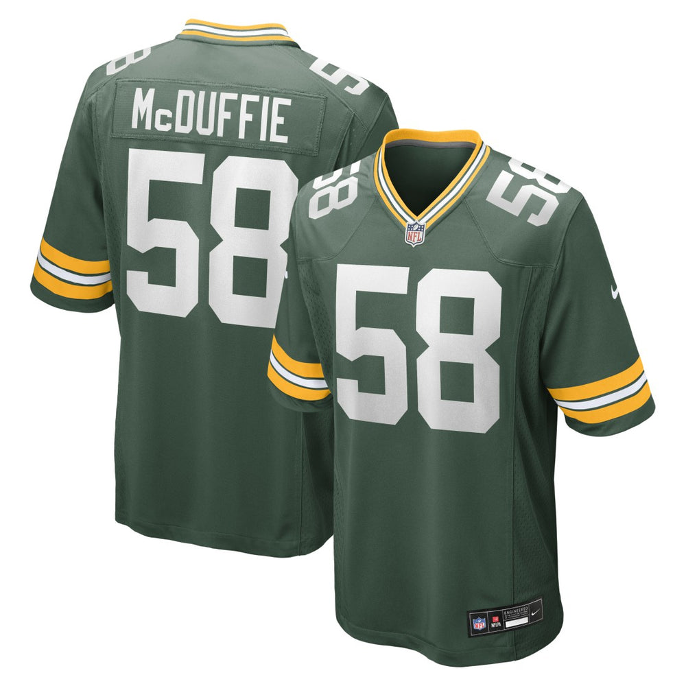 Isaiah McDuffie Game Jersey - Green Bay Packers Jerseys