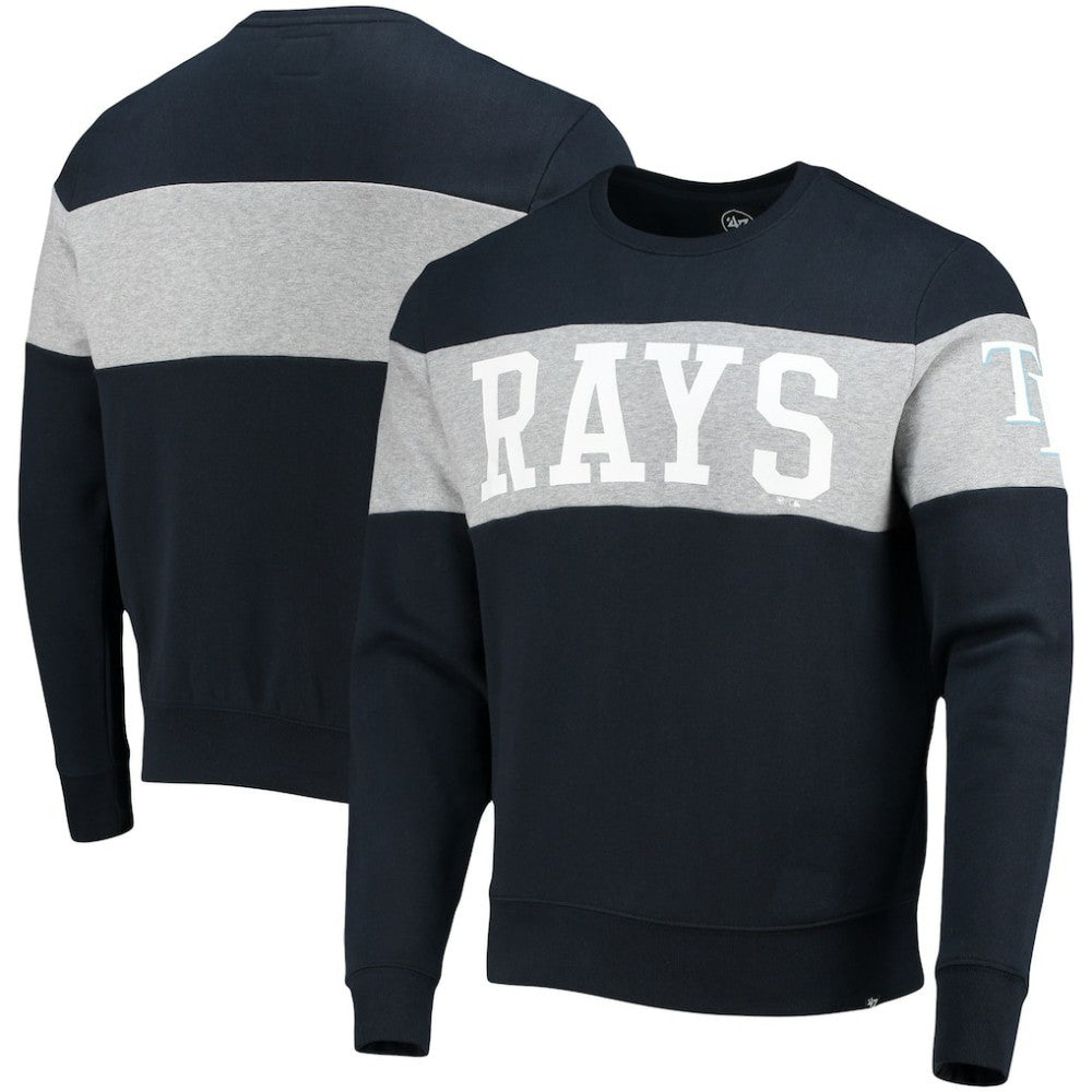 Navy Tampa Bay Rays '47 Interstate Pullover Sweatshirt