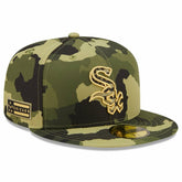 Camo Chicago White Sox New Era 2022 Armed Forces Day On-Field 59FIFTY Fitted Hat