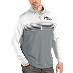 Antigua Pace Quarter-Zip Pullover Jacket - Denver Broncos Pullover