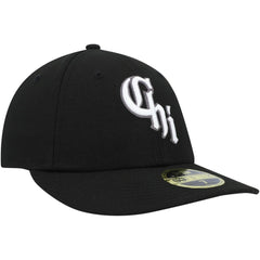 Black Chicago White Sox New Era City Connect Low Profile 59FIFTY Fitted Hat