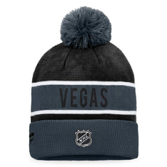 NHL Vegas Golden Knights Fanatics Authentic Pro Rink Cuffed Knit Hat with Pom