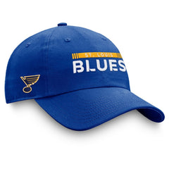 NHL St. Louis Blues Fanatics Authentic Pro Rink Adjustable Hat