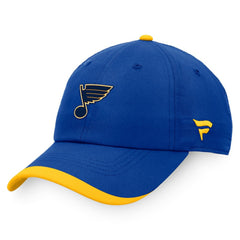 NHL St. Louis Blues Fanatics Authentic Pro Rink Pinnacle Adjustable Hat