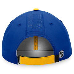 NHL St. Louis Blues Fanatics Authentic Pro Rink Pinnacle Adjustable Hat