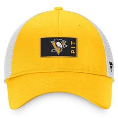 NHL Pittsburgh Penguins Fanatics Authentic Pro Rink Trucker Snapback Hat