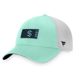 NHL Seattle Kraken Fanatics Authentic Pro Rink Trucker Snapback Hat