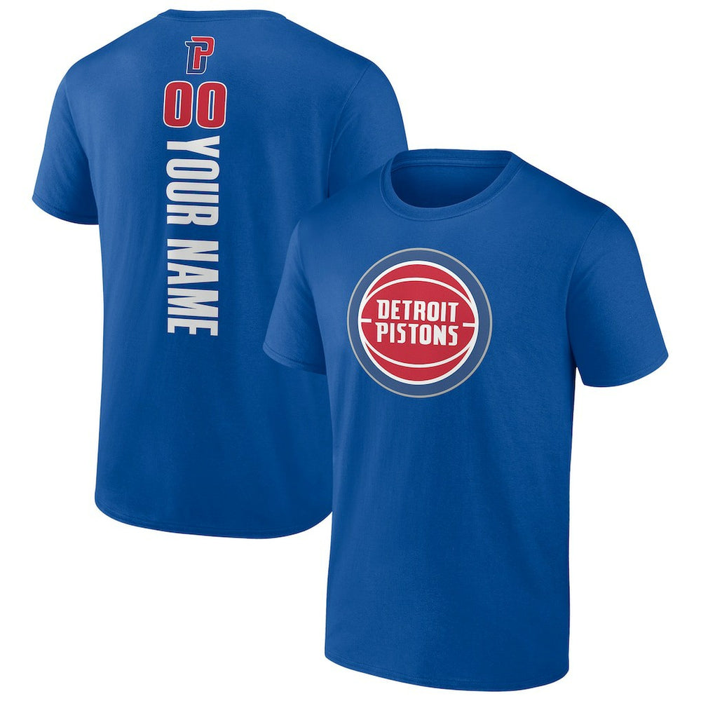 Detroit Pistons Personalized Playmaker Team T-Shirt sale
