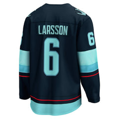 NHL Adam Larsson Seattle Kraken Fanatics Home Breakaway Player Jersey