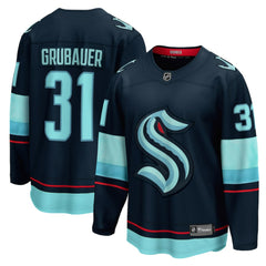 NHL Philipp Grubauer Seattle Kraken Fanatics Home Breakaway Player Jersey