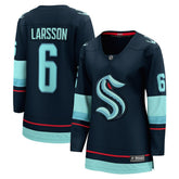 NHL Adam Larsson Seattle Kraken Fanatics Women's Home Breakaway Player Jersey