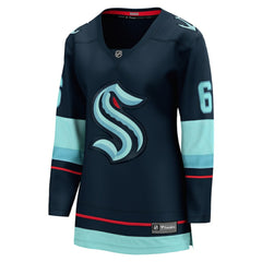 NHL Adam Larsson Seattle Kraken Fanatics Women's Home Breakaway Player Jersey