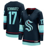 NHL Jaden Schwartz Seattle Kraken Fanatics Women's Home Breakaway Player Jersey
